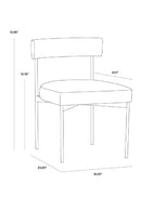 Open-Back Dining Chairs (2) | Splendido Seneca | Oroa.com