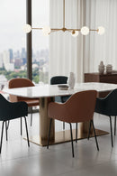 Leather Look Dining Armchair | Splendido Hensley | Oroa.com