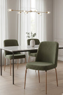 Green Fabric Dining Chairs (2) | Splendido Zeke | Oroa.com