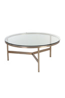 Bronze Framed Glass Coffee Table | Splendido Flato