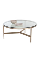 Bronze Framed Glass Coffee Table | Splendido Flato