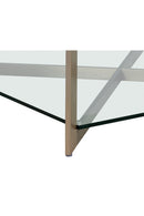 Hospitality furniture - Square Glass Coffee Table - www.oroatrade.com