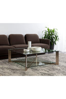 Hospitality furniture - Square Glass Coffee Table - www.oroatrade.com