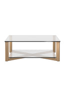 Hospitality furniture - Square Glass Coffee Table - www.oroatrade.com