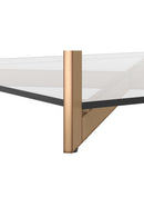 Hospitality furniture - Square Glass Coffee Table - www.oroatrade.com