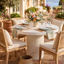 White Concrete Indoor/Outdoor Dining Table | Splendido Nicolette