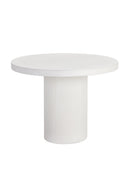 White Concrete Indoor/Outdoor Dining Table | Splendido Nicolette | Oroa.com
