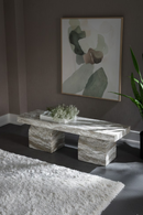 Sand Marble Concrete Outdoor Bench | Splendido Colohan | Oroa.com