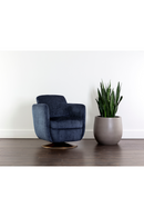 Gold Base Swivel Lounge Chair | Splendido Gilley | Oroa.com