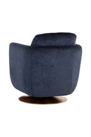 Gold Base Swivel Lounge Chair | Splendido Gilley | Oroa.com