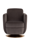 Gold Base Swivel Lounge Chair | Splendido Gilley | Oroa.com
