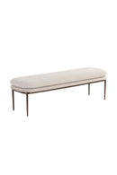 Cream Padded Bench | Splendido Koffi | Oroa.com