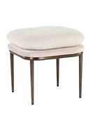Cream Padded Stool | Splendido Koffi | Oroa.com