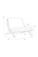 Teak Framed Indoor/Outdoor Lounge Chair | Splendido Bari | Oroa.com