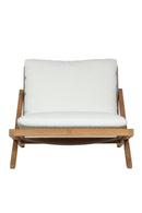Teak Framed Indoor/Outdoor Lounge Chair | Splendido Bari | Oroa.com