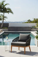 Weave Back Indoor/Outdoor Lounge Chair | Splendido Capri | Oroa.com