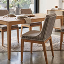 Contemporary Indoor/Outdoor Teak & Woven Dining Chair | Splendido Sorrento