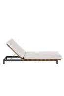 Natural Teak Sun Indoor/Outdoor Lounger | Splendido Geneve | Oroa.com