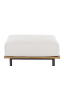 Wood Base Upholstered Ottoman | Splendido Geneve | Oroa.com
