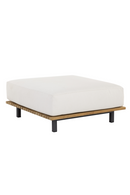 Wood Base Upholstered Ottoman | Splendido Geneve | Oroa.com