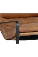 Scooped Leather Lounge Chair | Splendido Zancor | Oroa.com