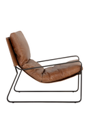 Scooped Leather Lounge Chair | Splendido Zancor | Oroa.com