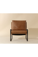 Scooped Leather Lounge Chair | Splendido Zancor | Oroa.com