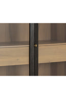 Brown Acacia 2-Door Display Cabinet | Splendido Cecilia | Oroa.com