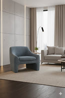 Mid-Century Blue Lounge Chair | Splendido Sterling | Oroa.com