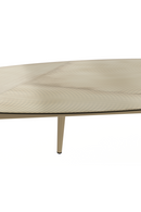 Oval Antique Brass Coffee Table | Splendido Tuner | Oroa.com