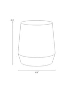 Etched Aluminum End Table | Splendido Creed | Oroa.com