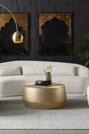 Etched Aluminum Coffee Table | Splendido Creed