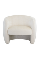 White Curved Lounge Chair | Splendido Mircea | Oroa.com