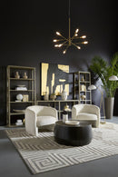 White Curved Lounge Chair | Splendido Mircea | Oroa.com