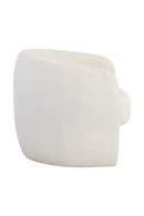 White Curved Lounge Chair | Splendido Mircea | Oroa.com