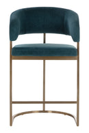 Blue Cantilevered Counter Stool | Splendido Marris | Oroa.com
