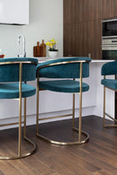 Blue Cantilevered Counter Stool | Splendido Marris | Oroa.com