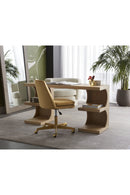 Matte Gold Base Office Chair | Splendido Berget | Oroa.com