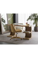 Matte Gold Base Office Chair | Splendido Berget | Oroa.com