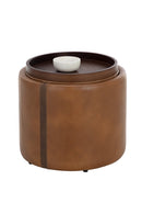 Round Storage Ottoman | Splendido Borelli | Oroa.com