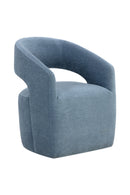 Hospitality furniture - Blue Wheeled Dining Armchair - www.oroatrade.com