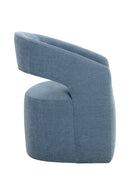 Hospitality furniture - Blue Wheeled Dining Armchair - www.oroatrade.com