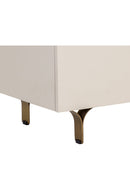 Cream Wood 2-Drawer Nightstand | Splendido Celine | Oroa.com