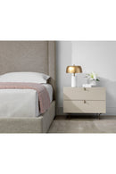 Cream Wood 2-Drawer Nightstand | Splendido Celine | Oroa.com