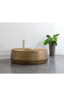 Etched Aluminum Coffee Table | Splendido Creed