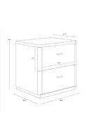 Rope Wrapped 2-Door Nightstand | Splendido Etienne | Oroa.com