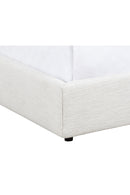 White Vertical-Tufted Queen Bed | Splendido Emmit | Oroa.com