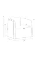 Curved Back Lounge Chair | Splendido Serenade | Oroa.com