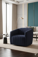 Channel Tufted Swivel Lounge Chair | Splendido Garrison | Oroa.com