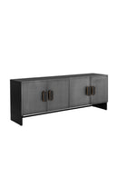 4-Door Silver Sideboard | Splendido Viserys | Oroa.com